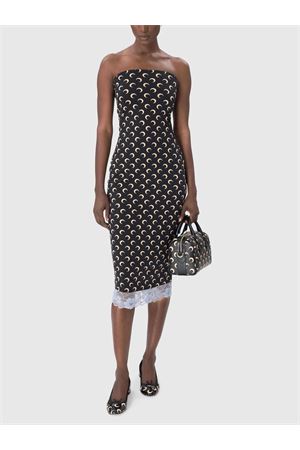 Abito bustier in jersey riciclato Moon MARINE SERRE | WDR333ACJER0001IT99